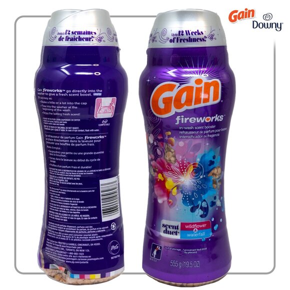 Gain Fireworks & Downy Unstopables Laundry Scent Booster - Picture 3 of 4